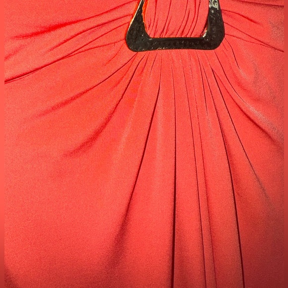 Vintage Cache Cinch Dress with Gold Embellishment Size 8 - Picture 6 of 11